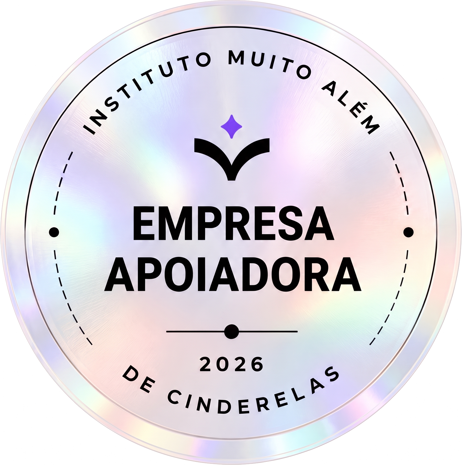 Selo Empresa Apoiadora Instituto Muito Além de Cinderelas